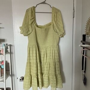 Arula Green Summer Dress